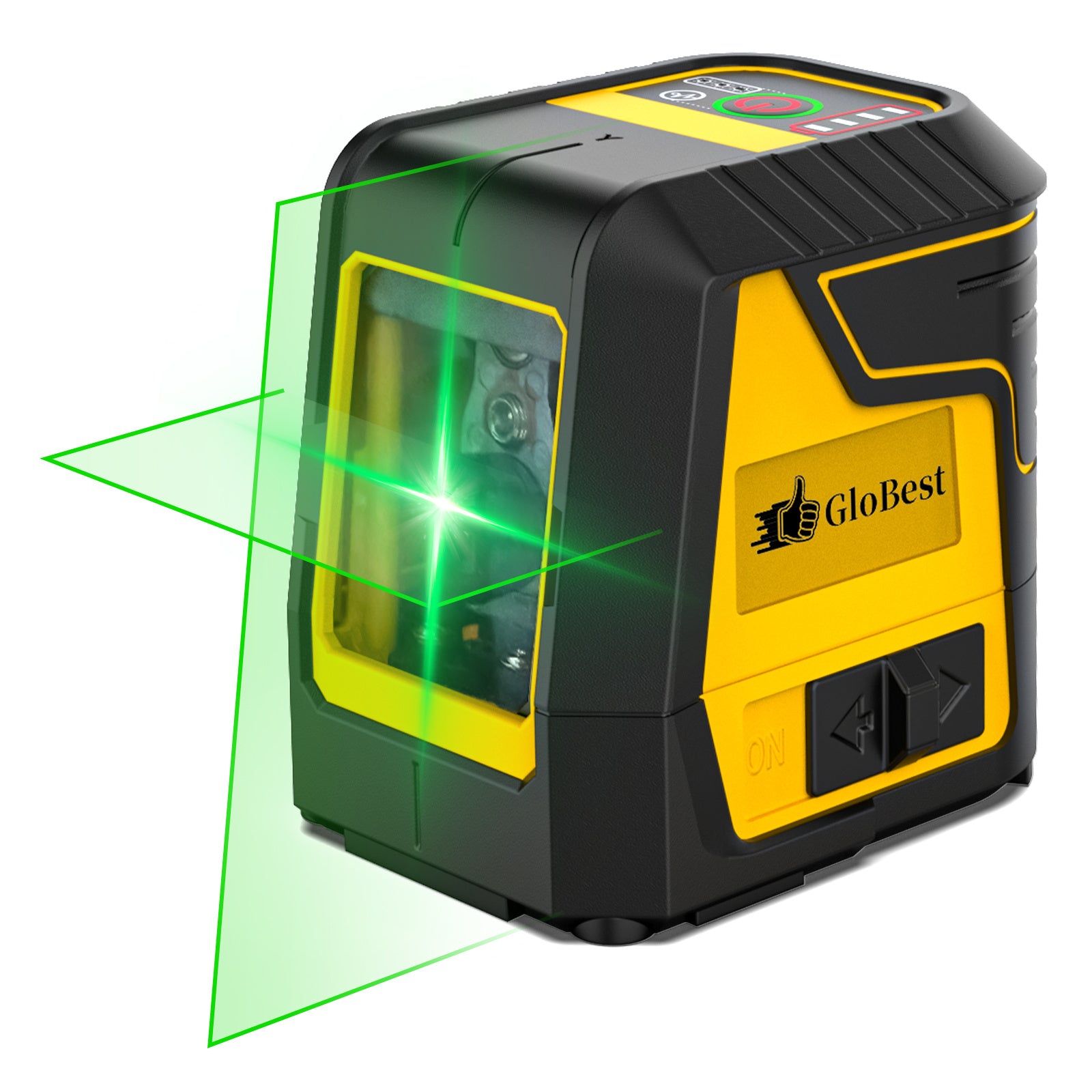 Laser Level, Green Cross Line Laser Lever, With Self-leveling, Manual, Pulse Mode, Lazer Level Tool For Picture Hanging, Tiling, Includes 360 Degree Magnetic Base & Battery