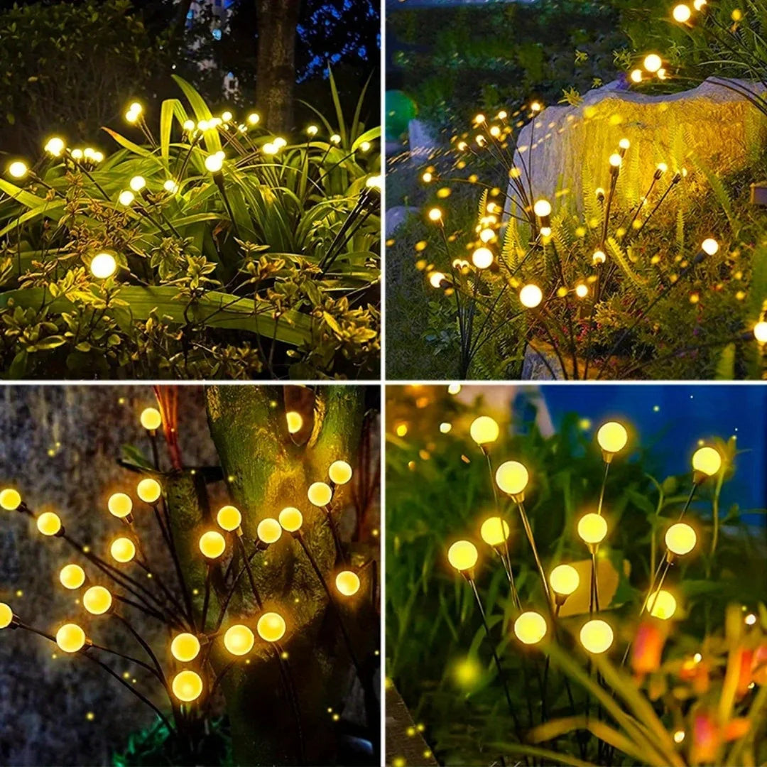 Solar LED Lights Garden Firework Warm Lights