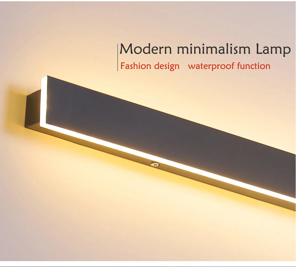 LED Outdoor Modern Waterproof Wall Light