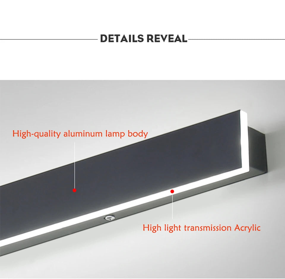 LED Outdoor Modern Waterproof Wall Light