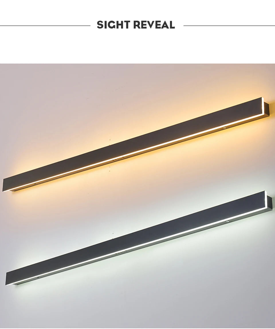 LED Outdoor Modern Waterproof Wall Light