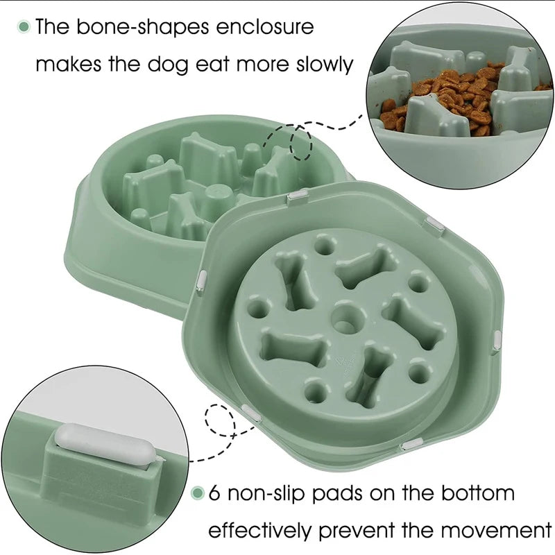 Anti-choking Slow Feeding Bowls for Dogs