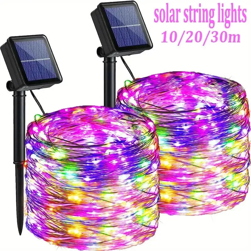 Solar Garden Fairy Lights with 8 Modes