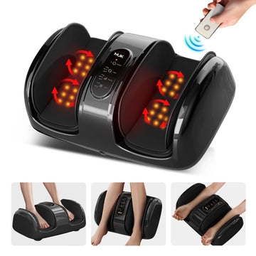 Shiatsu Foot Massager Electric Feet Massage with Heat and Deep Tissue Kneading for Relief Stress, Deep Rolling Massage,Best Gift