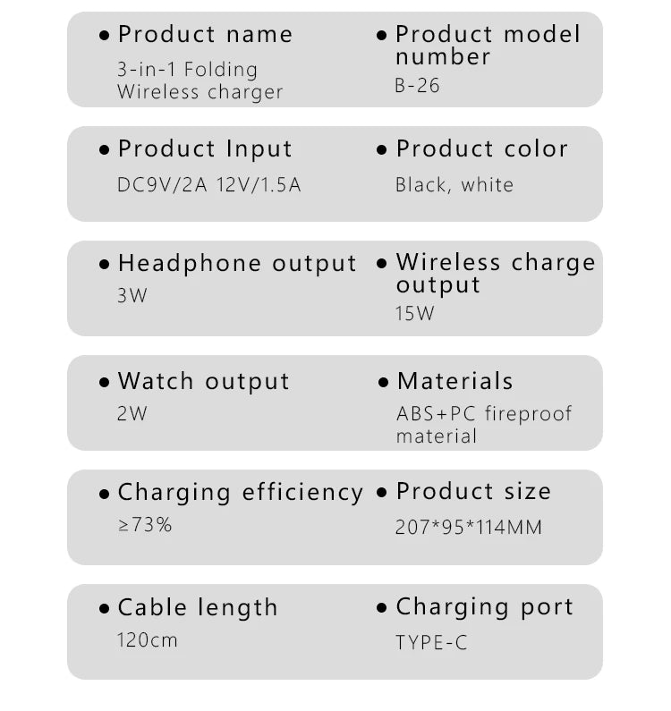 Wireless Charger Stand For Smartphones