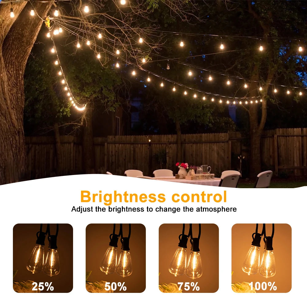 Outdoor String Lights Waterproof