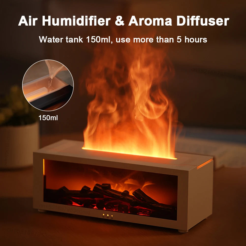 Air Humidifier Essential Oil Diffuser With LED Light