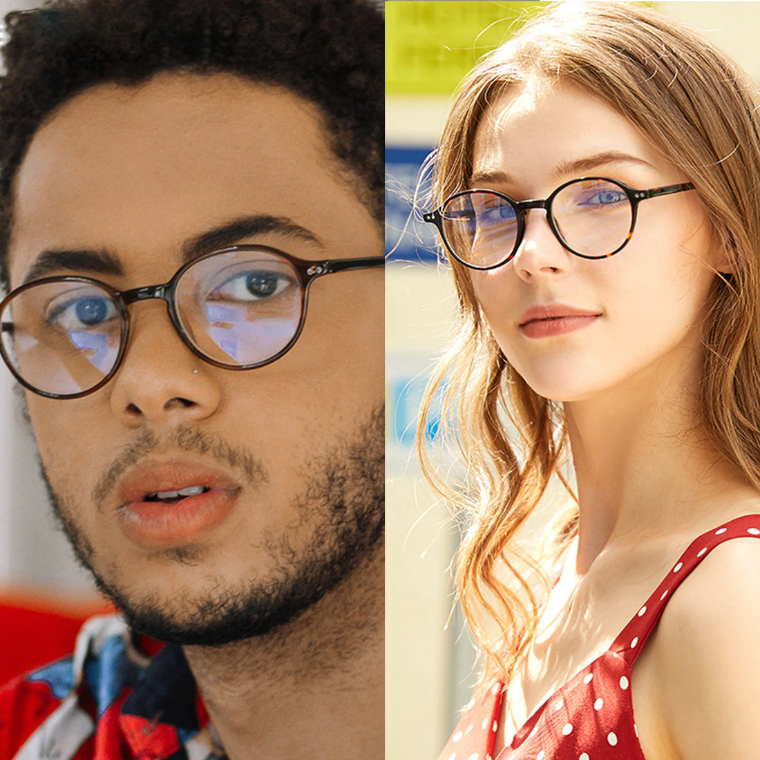 ZENOTTIC(XS Size) Retro Acetate Anti Blue Light Blocking Glasses Round Optical Frame Eyewear Fashio Computer Eyeglasses Unisex