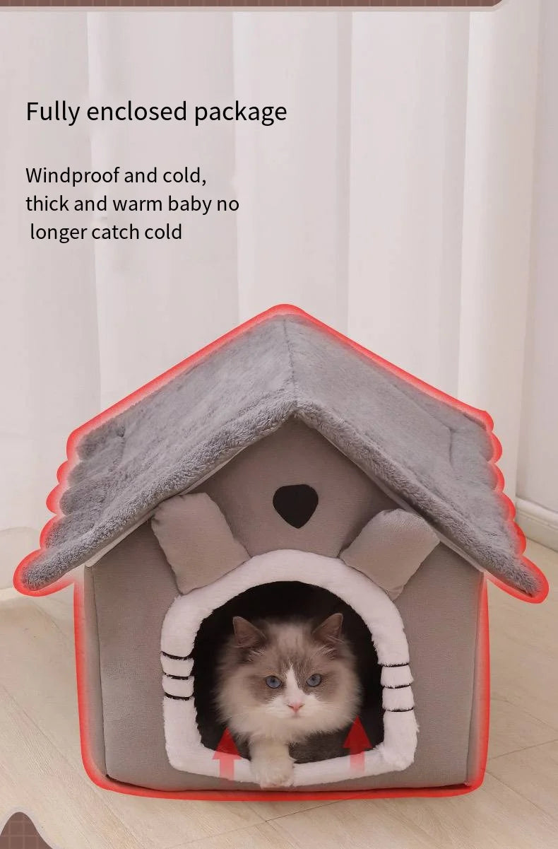 All Seasons Warm Washable Cat Dog House