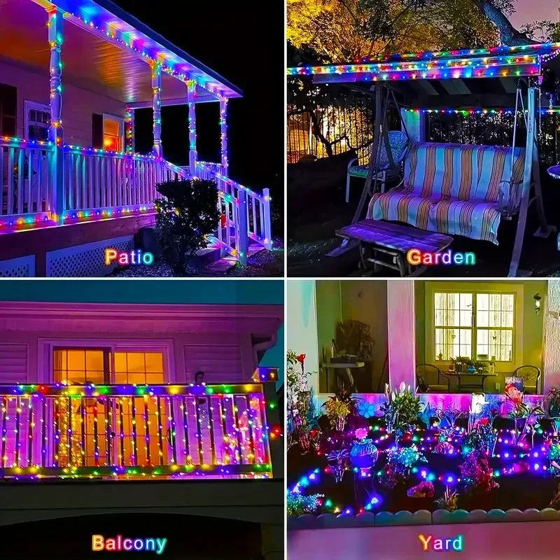 Solar Garden Fairy Lights with 8 Modes