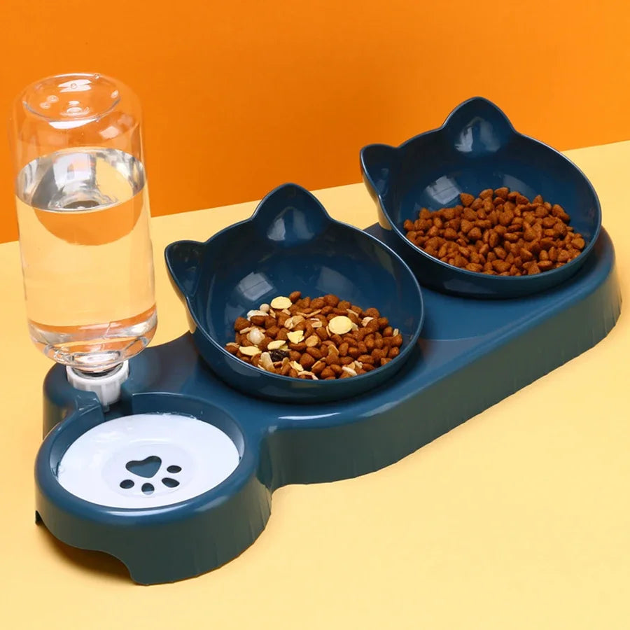 Automatic Drinking Bowl Anti Overturning Cat Food