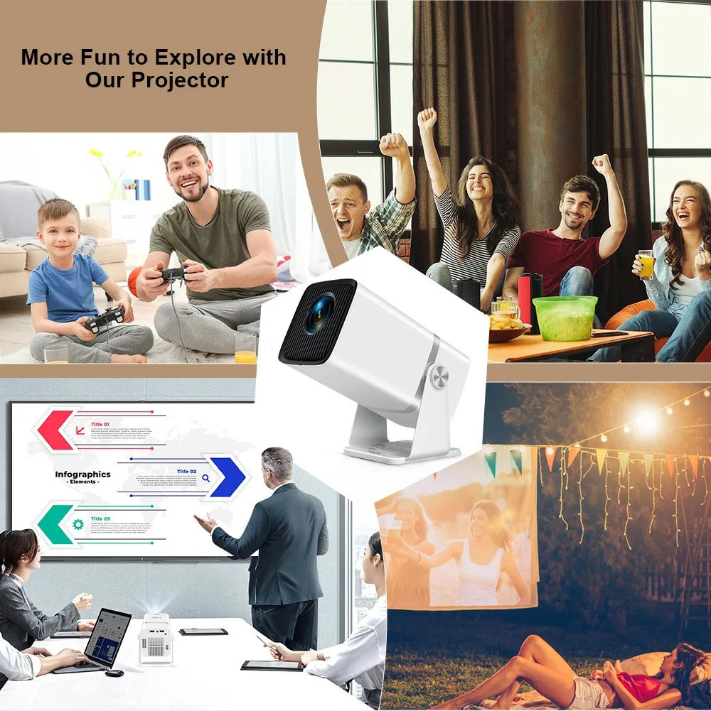 ThundeaL 4K Full HD Projector FHD TD80W