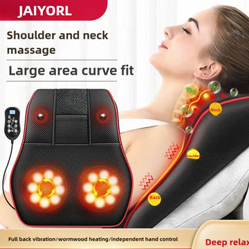 Electric Cervical Pillow For Neck Airbag Ttraction Shiatsu Head Body Back Waist Massager Car With Heating Vibrating Massage