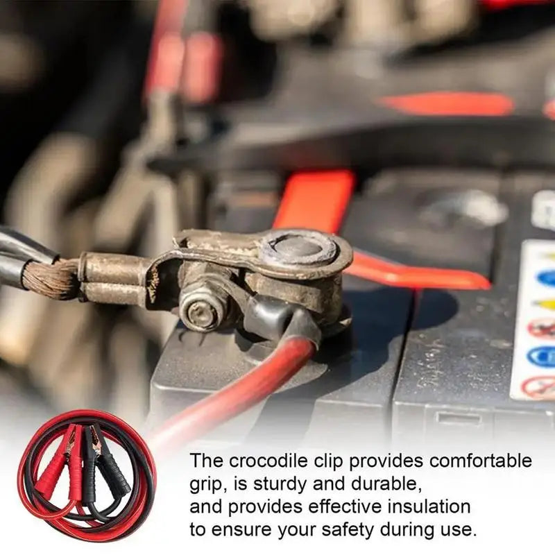 Jumper Cables For Car Portable 7.2 Feet Heavy Duty Booster Jumper Cables Automotive Roadside Safety Accessories For Car Trucks