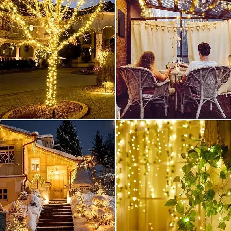 Solar Garden Fairy Lights with 8 Modes