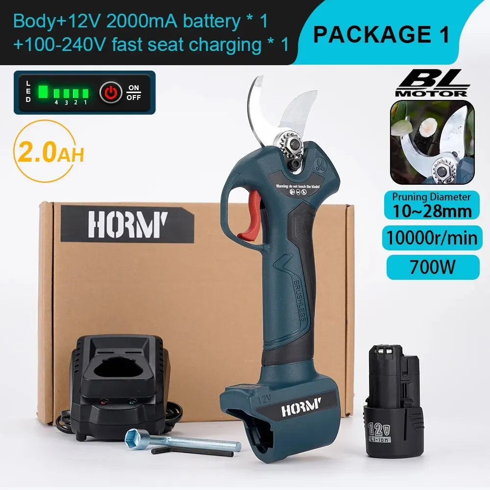 Hormy Gardens Brushless Electric Cordless Pruner