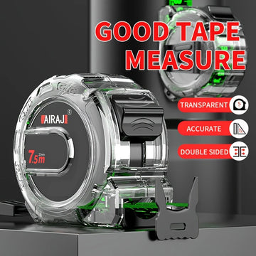 Fluorescent steel tape measure, high-precision wear-resistant straightedge measuring tool, fluorescent tape measure, precision t