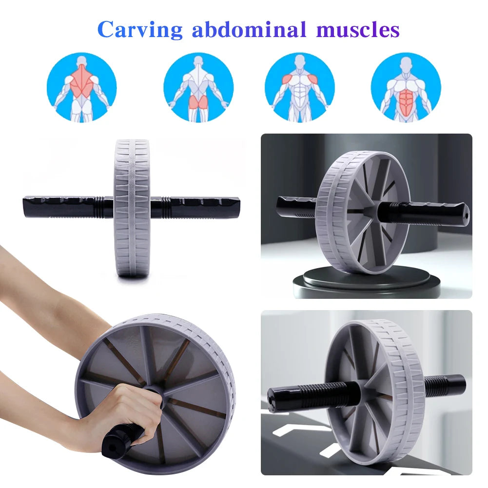 Workout AB Roller Non-slip Abdominal Wheel