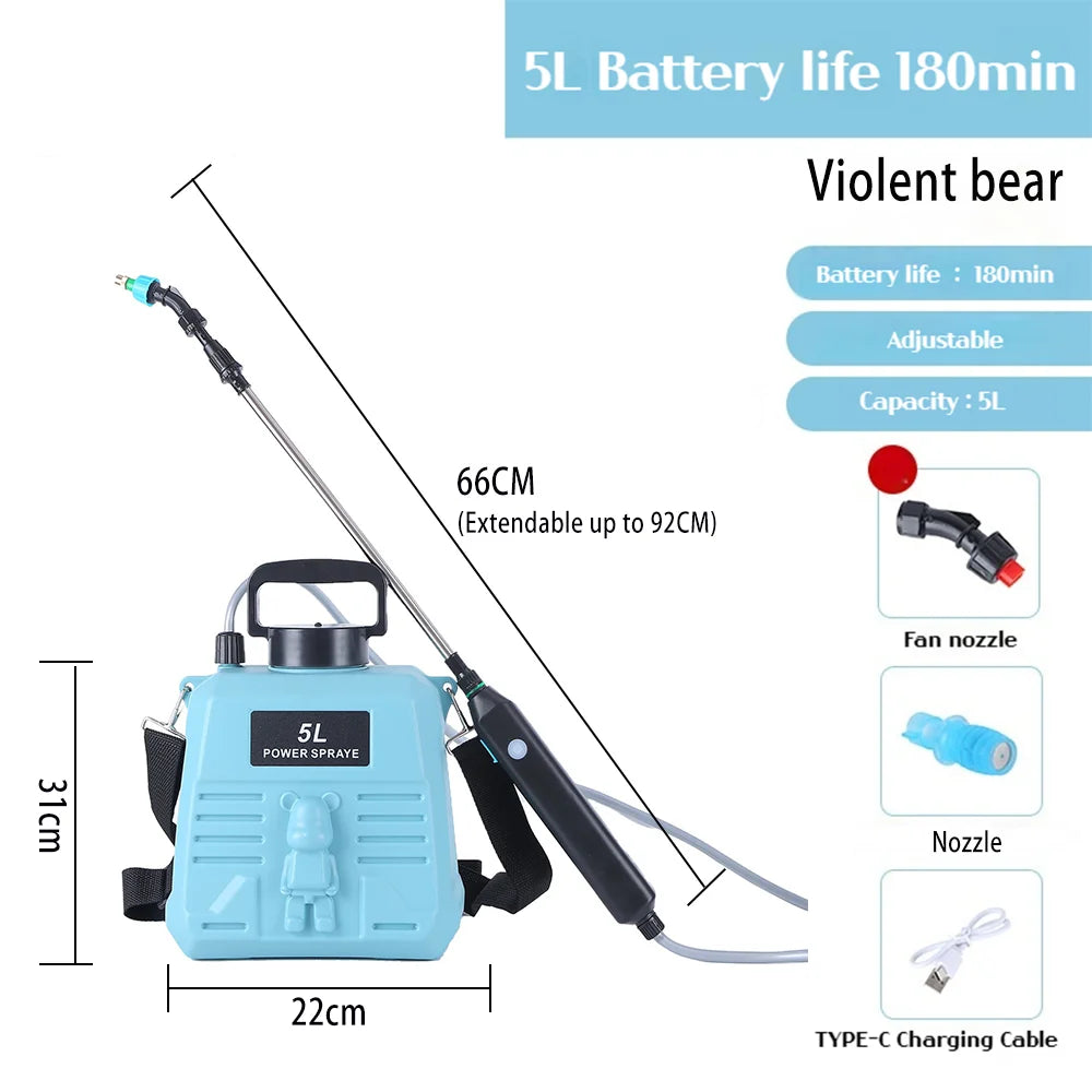 Shoulder-type electric sprayer 2000mAh lithium battery