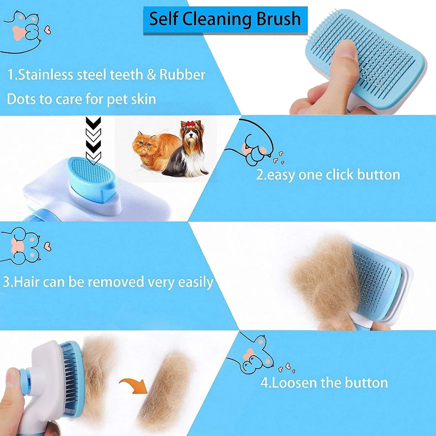 Dog Hair Remover Brush Cat Dog Hair Grooming