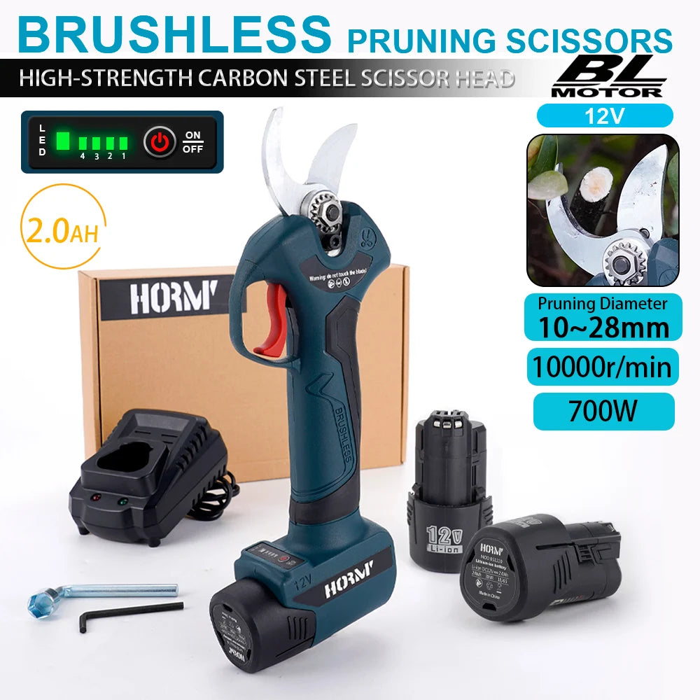 Hormy Gardens Brushless Electric Cordless Pruner