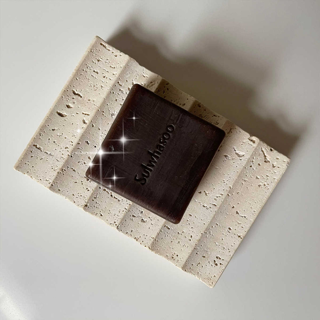 Creative Wave Soap Holder Wash Basin Soap Box Drain Tray