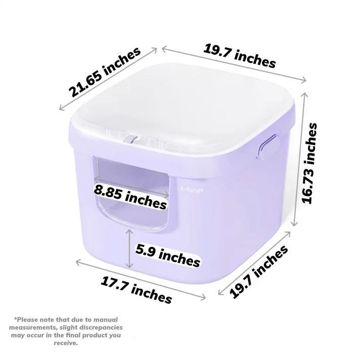 Fashionable Cubic Cat Litter Box With Lid, Pet Supplies, Upgrade Your Pet Space